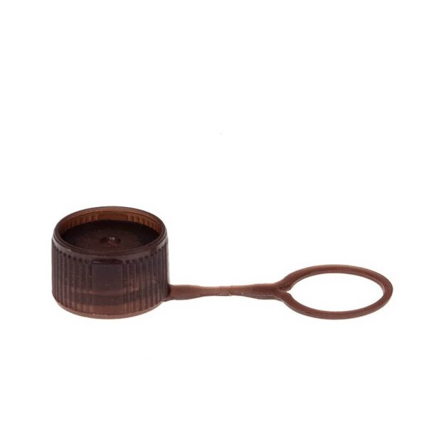 O-Ring Seal Screw Cap, brown